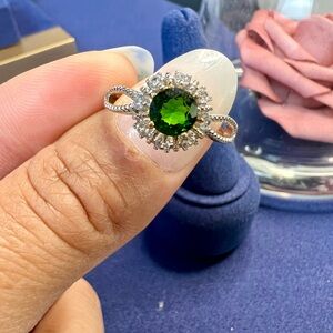 New!! Diopside 925 Sterling Silver Ring